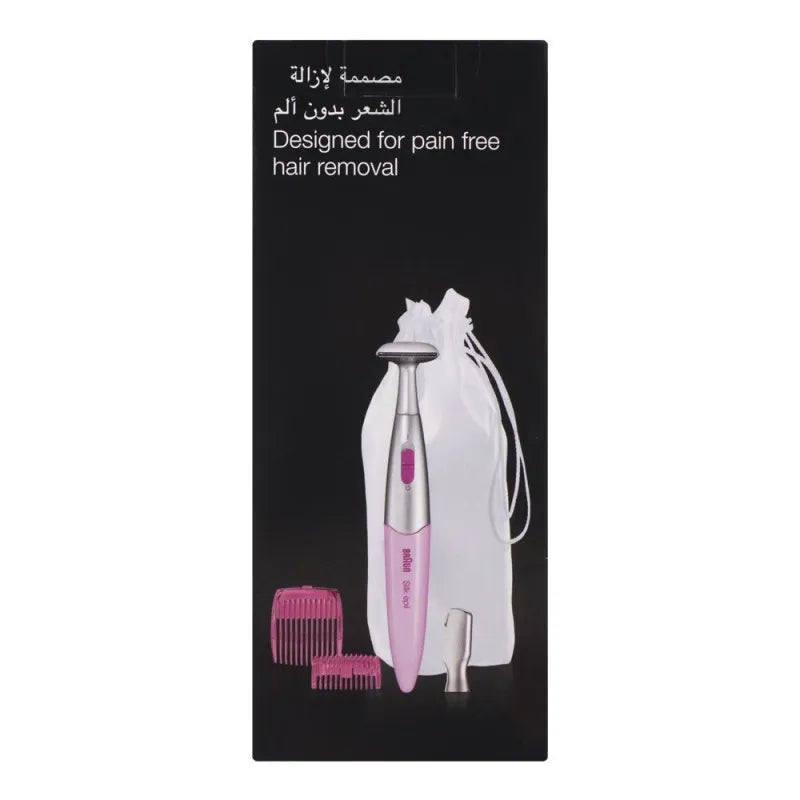 braun silk epil 3 in 1 trimmer, pink/grey, fg1100 image3