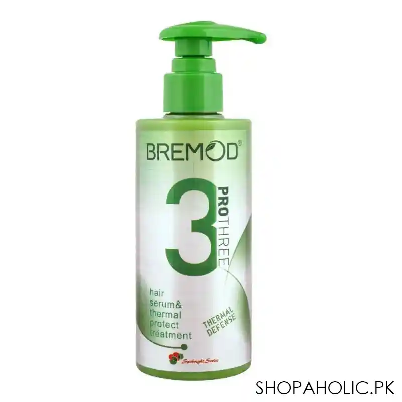 bremod 3 pro three hair serum & thermal protect treatment, thermal defense, 250ml main image