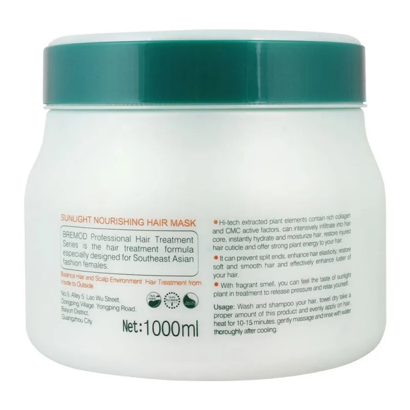 bremod sunlight nourishing hair mask, 1000ml image2