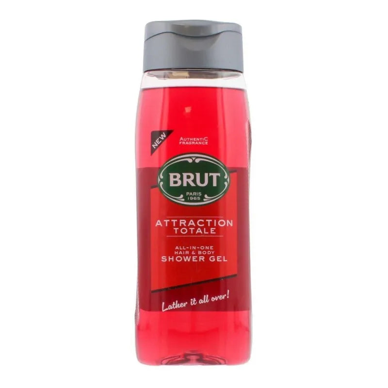 brut attraction totale all in one hair & body shower gel, 500ml main image