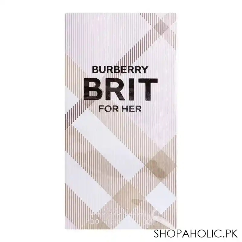 burberry brit for her eau de toilette, fragrance for women, 100ml main image