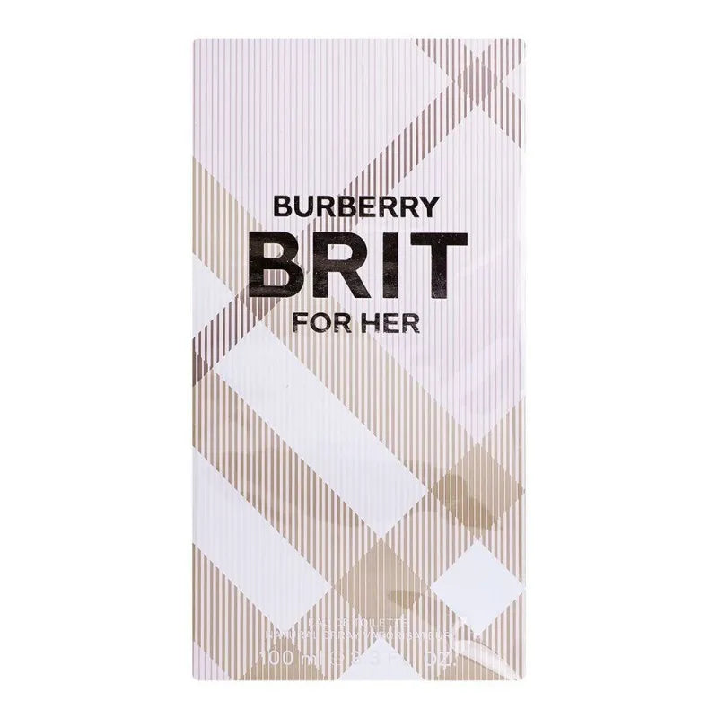 burberry brit for her eau de toilette, fragrance for women, 100ml main image