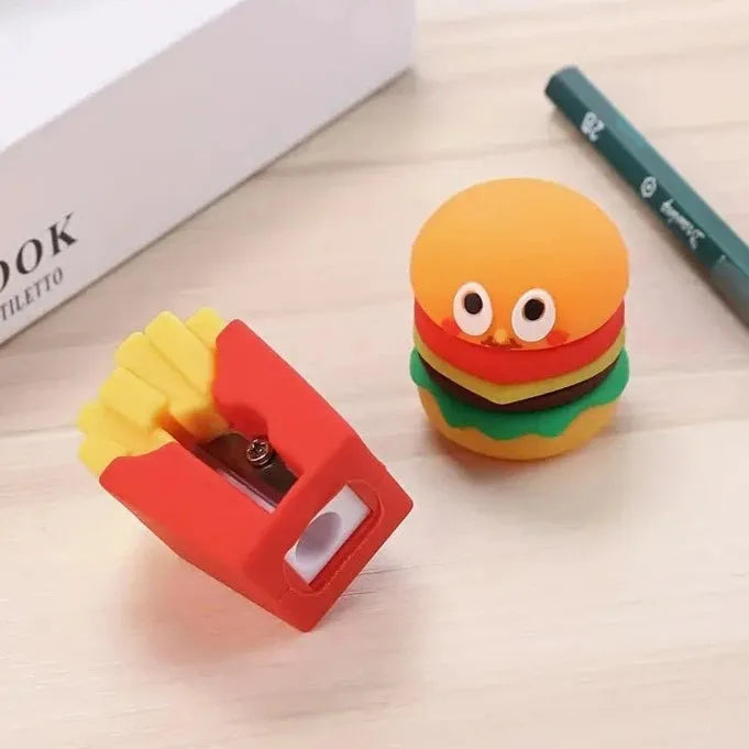 burger fries pencil sharpener main image