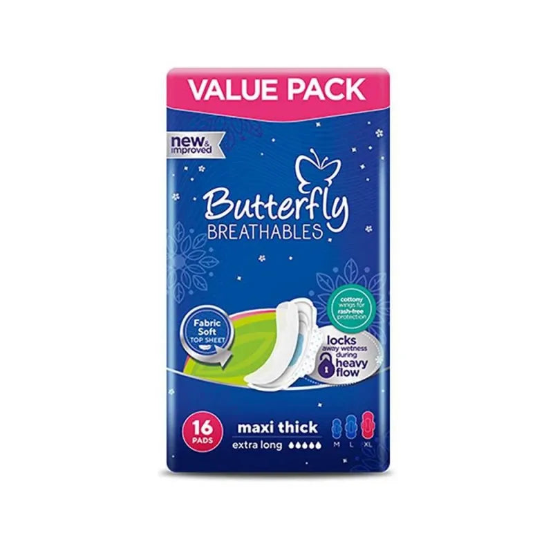 butterfly breathables maxi thick extra large 16 pack main image