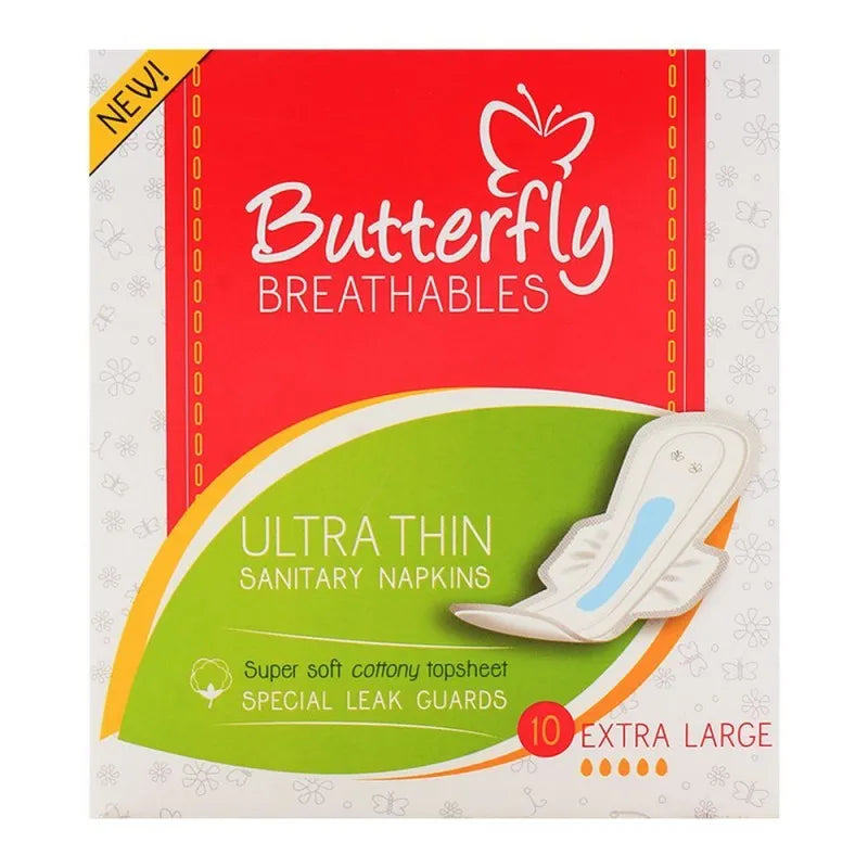 butterfly breathables ultra thin extra large 10 pack image2