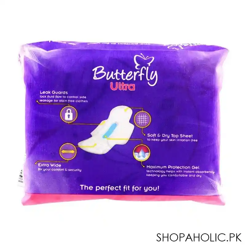 butterfly max pro gel ultra pads, extra long, 7 pack image2