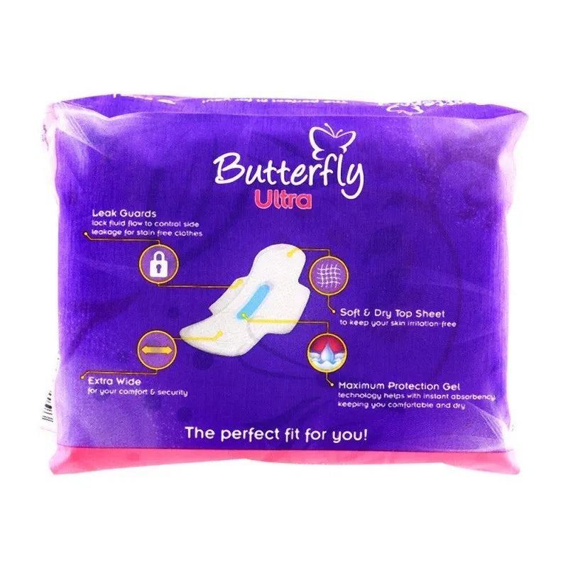 butterfly max pro gel ultra pads, extra long, 7 pack image2