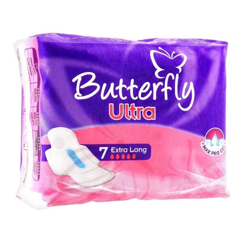 butterfly max pro gel ultra pads, extra long, 7 pack main image