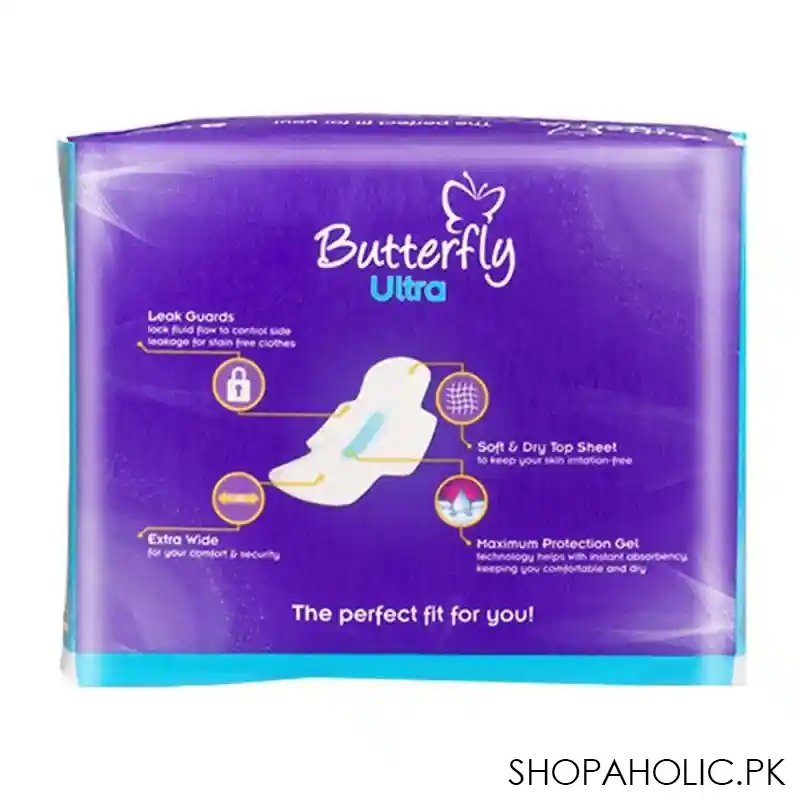 butterfly max pro gel ultra pads, long, 8 pack image2