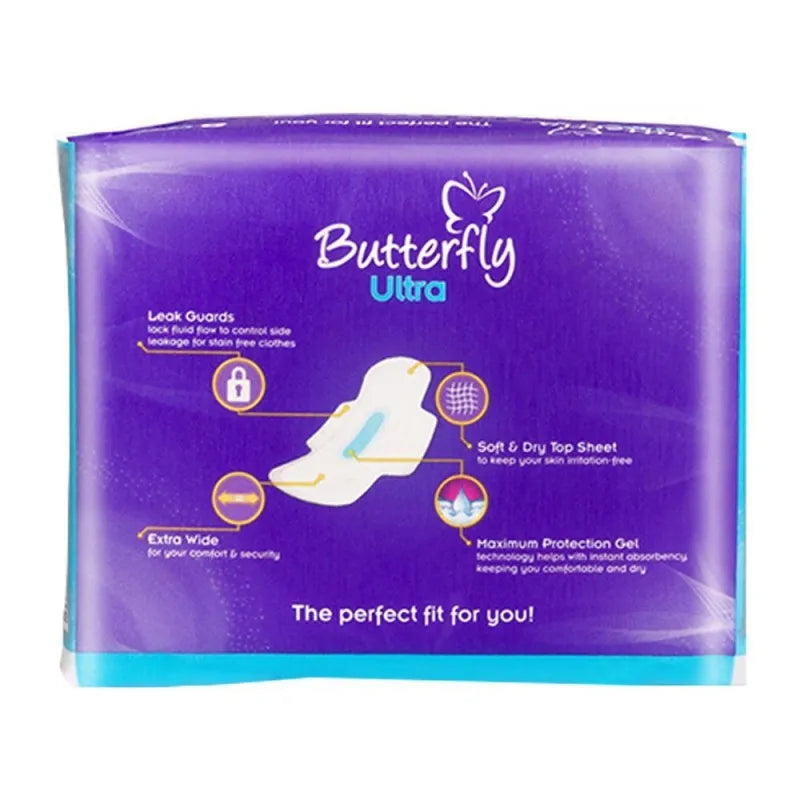 butterfly max pro gel ultra pads, long, 8 pack image2