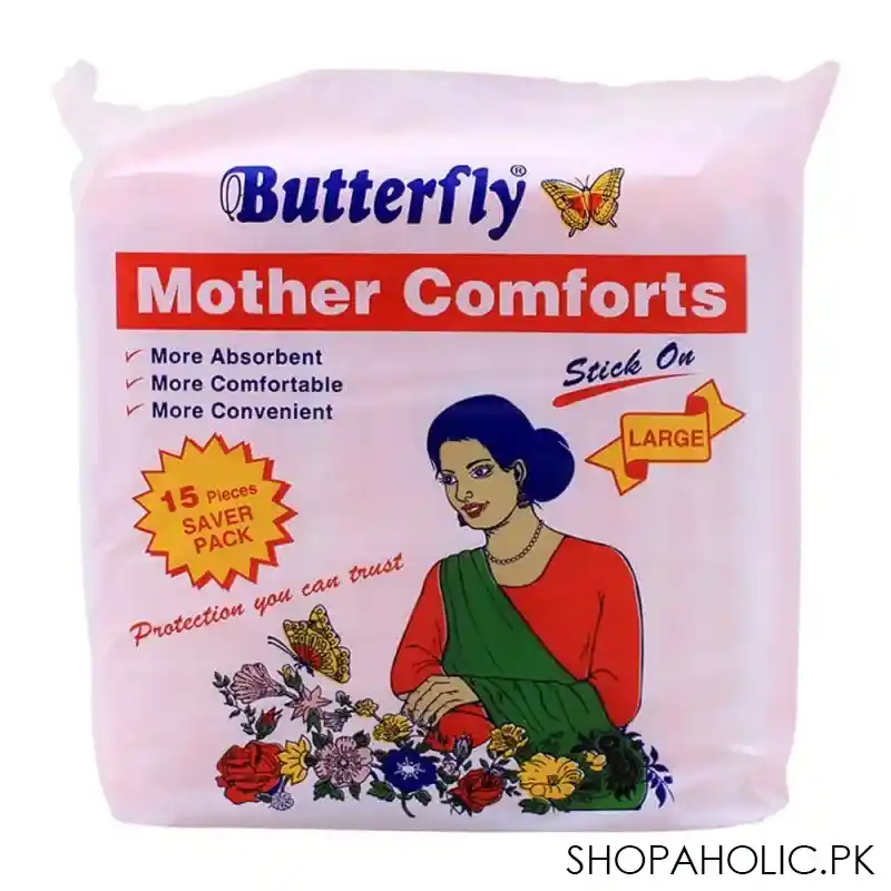 butterfly mother comforts stick on large, 15 pack main image