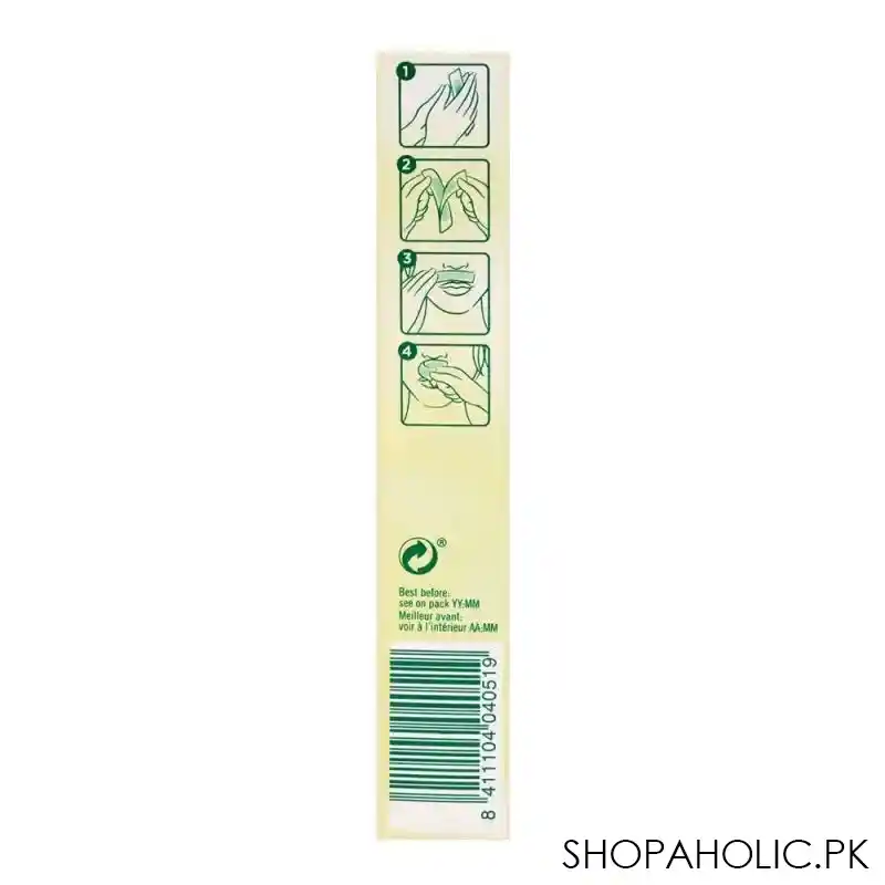 byly depil effective & natural mint and green tea hair removal face wax strips 20 pack image3