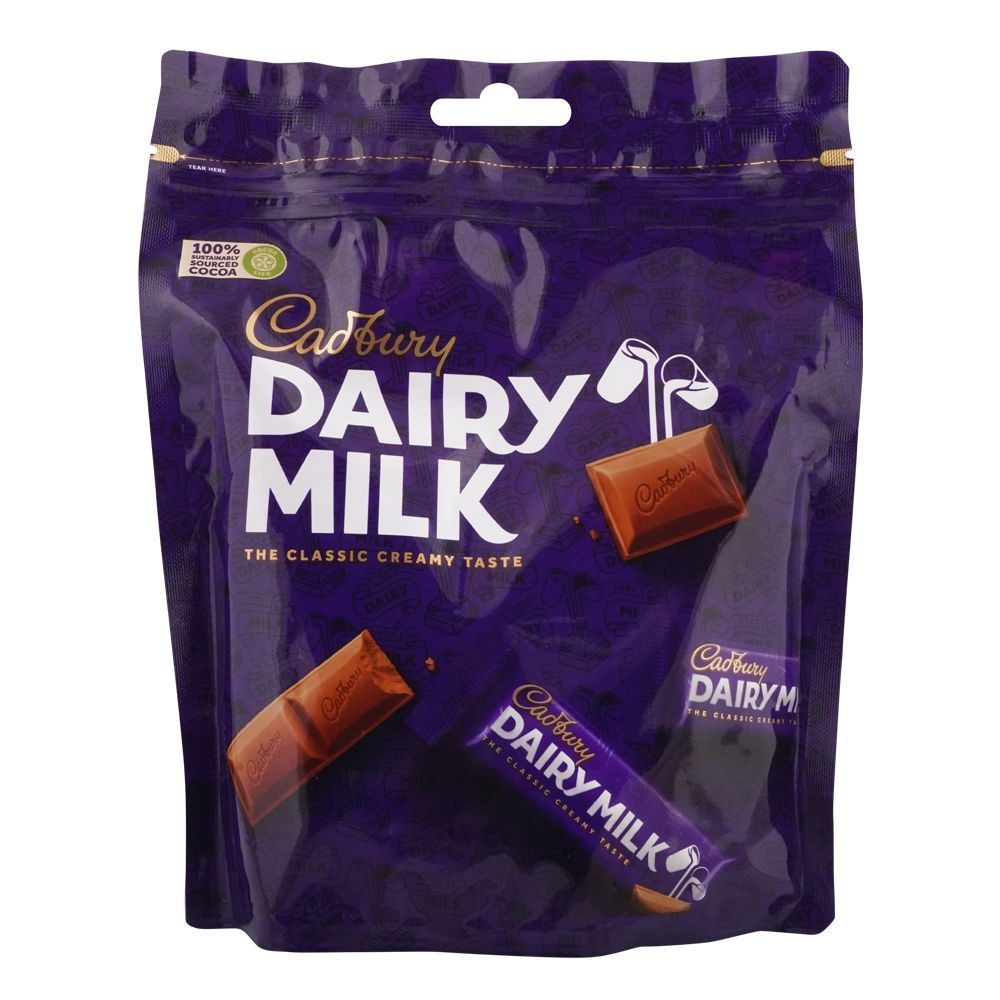 Cadbury Dairy Milk Chocolate, Mini Bars, 160g, (Local) - Main Image