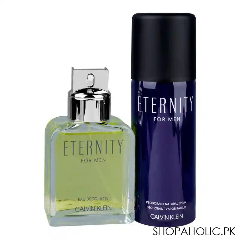 Calvin Klein Eternity Gift Set, For Men, Eau de Toilette 100ml+Deodorant 150ml - Main Image