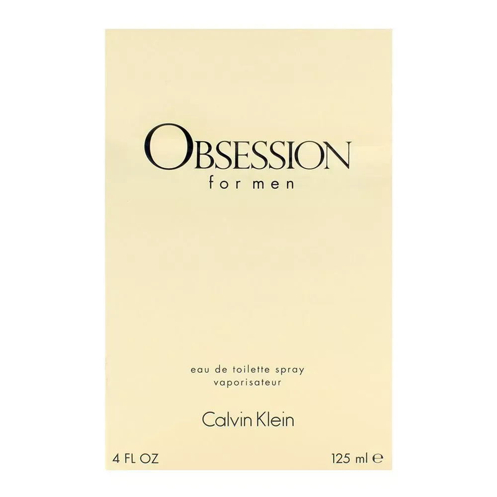 calvin klein obsession for men eau de toilette, 125ml image2