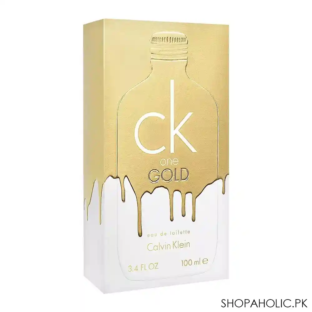 calvin klein one gold eau de toilette, fragrance for men & women, 100ml image2