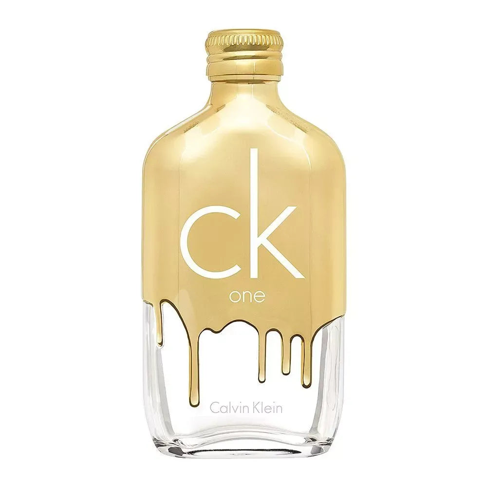 calvin klein one gold eau de toilette, fragrance for men & women, 100ml main image