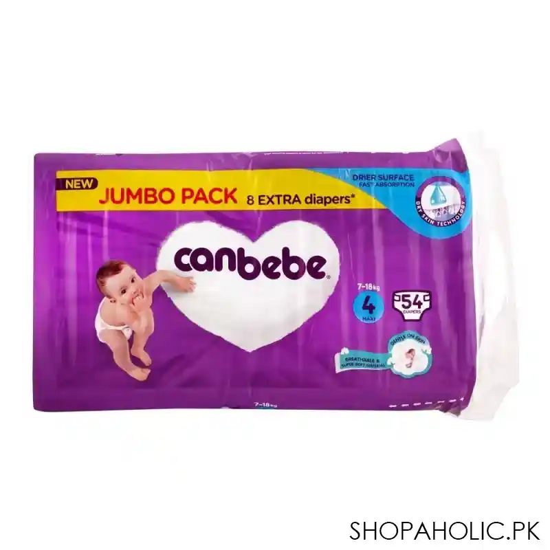 canbebe baby diapers jumbo midi, no. 04, 7 18 kg, 54 pack image2