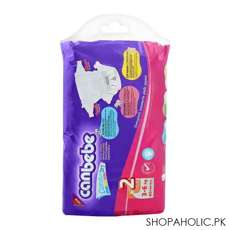 canbebe comfort dry mini no. 2, 3 6 kg, 40 pack image2