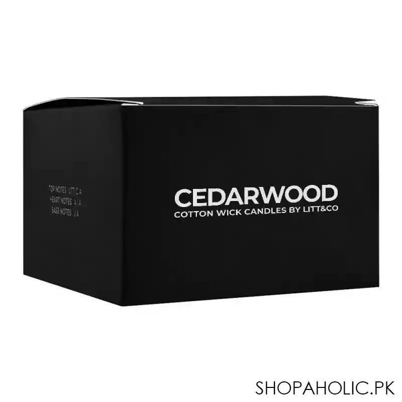 candle collective cedar wood fragranced candle image3