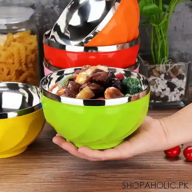 candy color stainless steel bowl main image