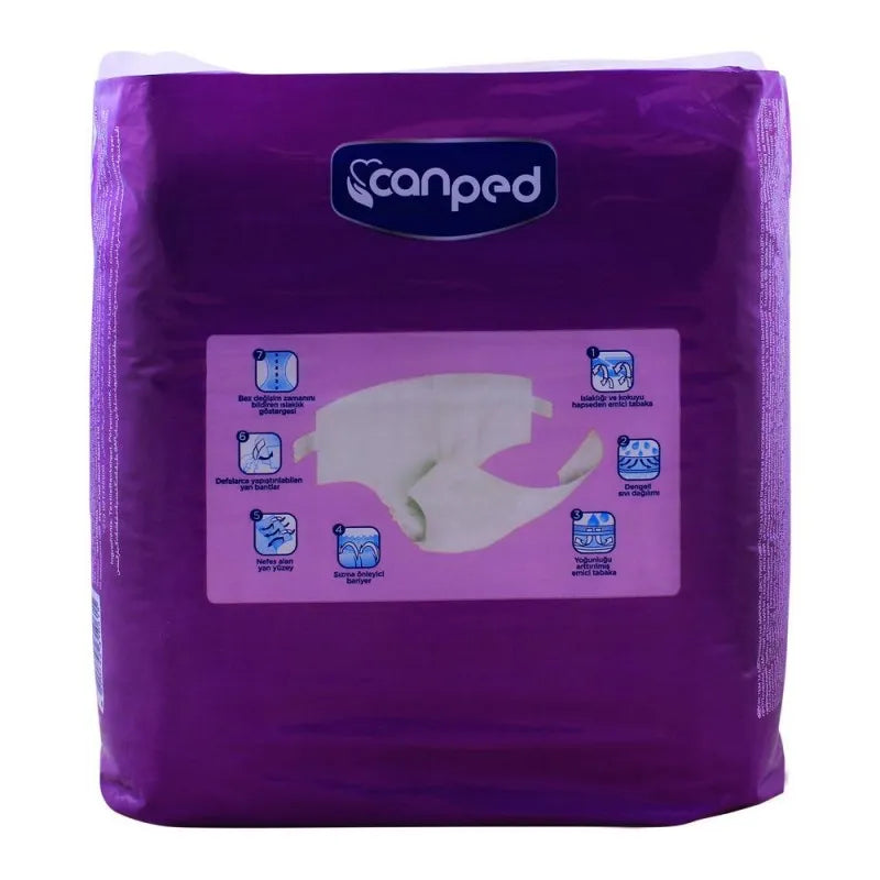 canped adult diaper extra small, 40 70 cm, 25 kg+, 12 pack image2