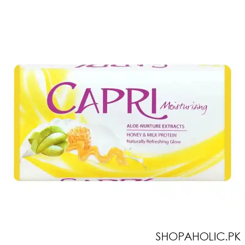 capri moisturising aloe nurture soap, white, 140g main image