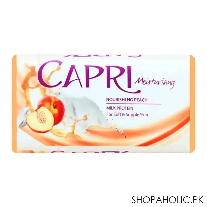 capri moisturising nourishing peach soap, 140g main image