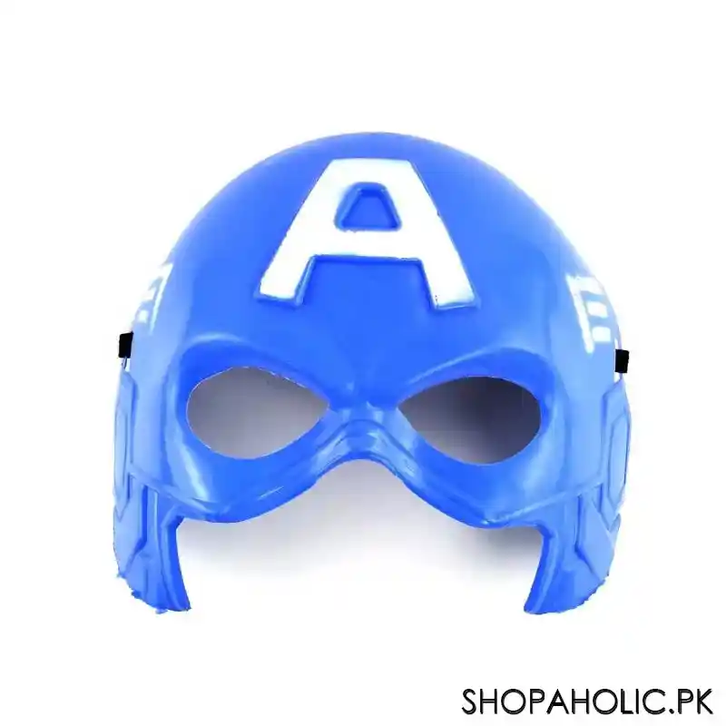 captain america plastic face mask main image