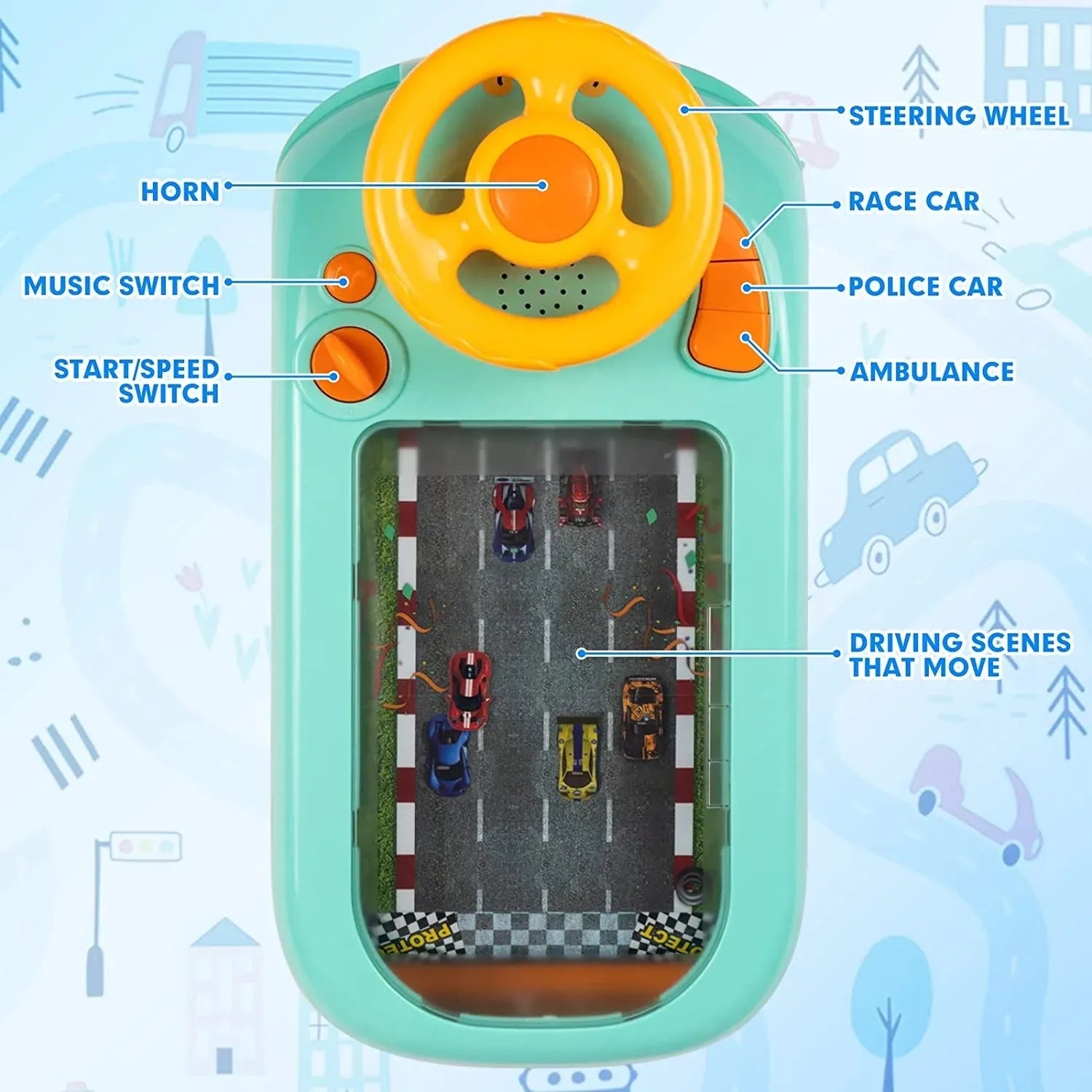 car racing adventure simulation console image4