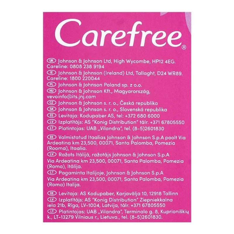 carefree cotton feel flexiform perfume free pantyliner, 30 pack image3