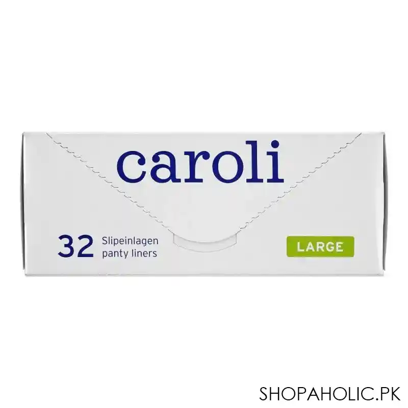 caroli essentials panty liners, large, 32 pack image4