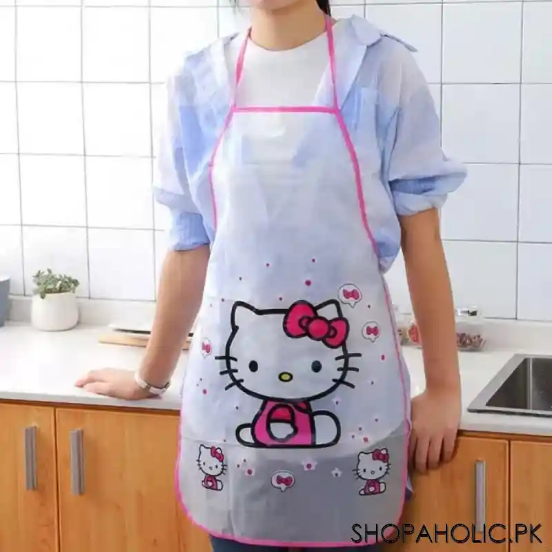 cartoon design waterproof apron (random design) (size medium) main image