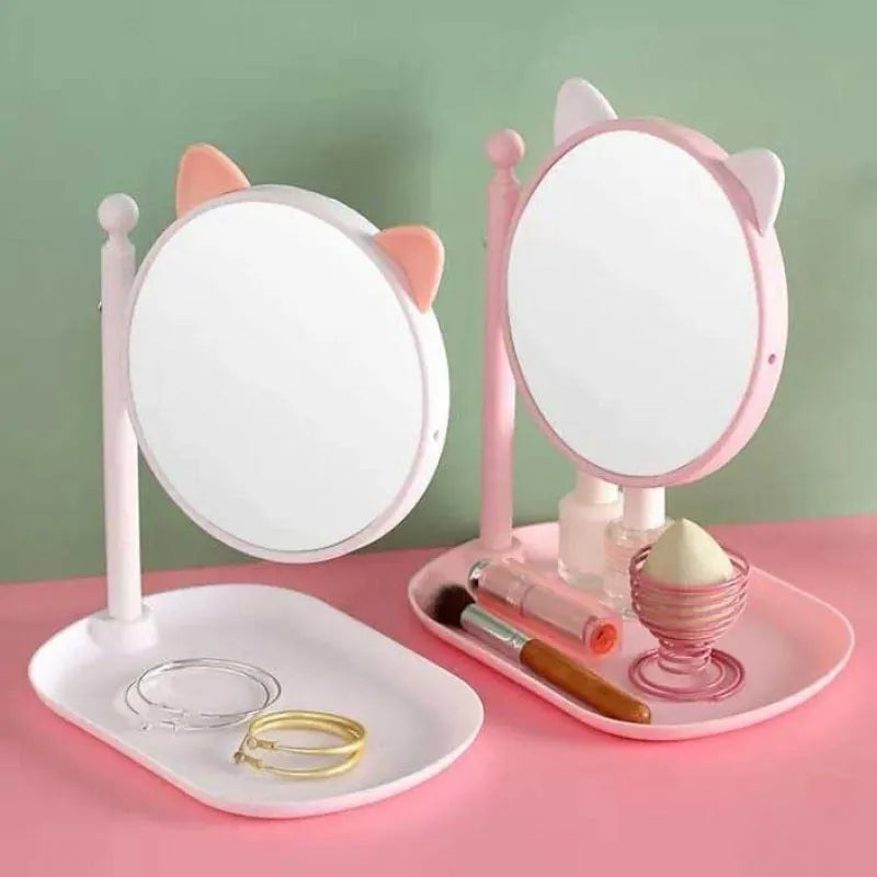 cat ears princess rotatable mirror main image