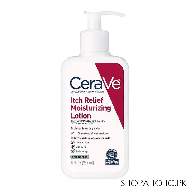 CeraVe Itch Relief Moisturizing Lotion, Dry Skin, 237ml - Main Image