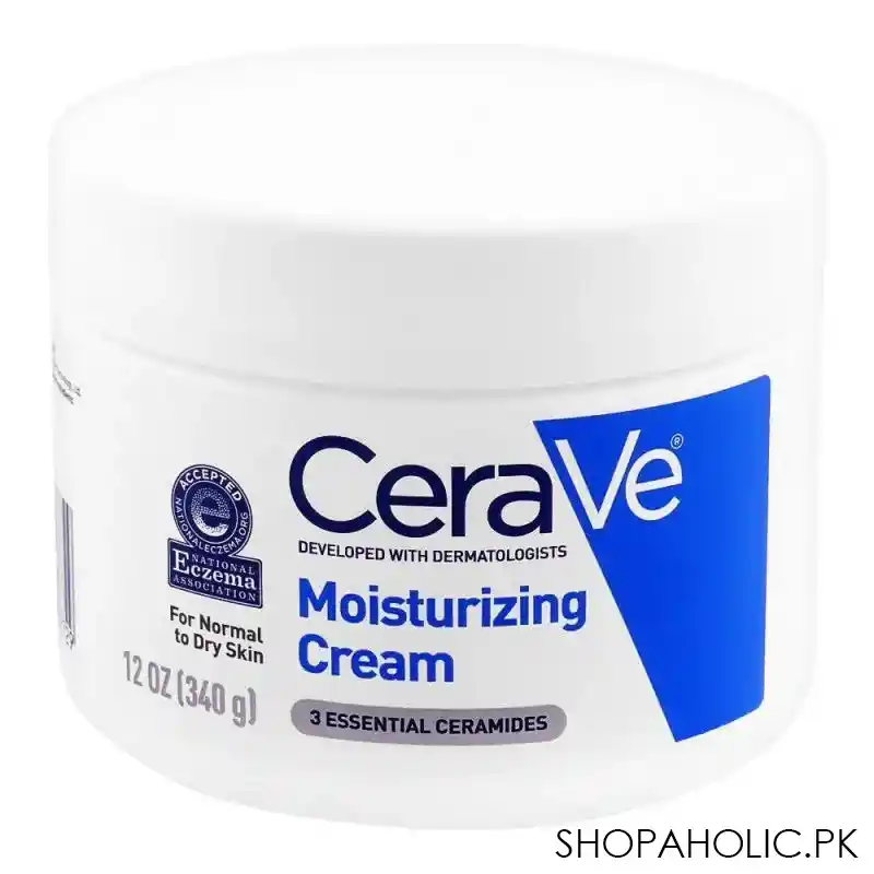 cerave moisturising cream, normal to dry skin, 340g main image