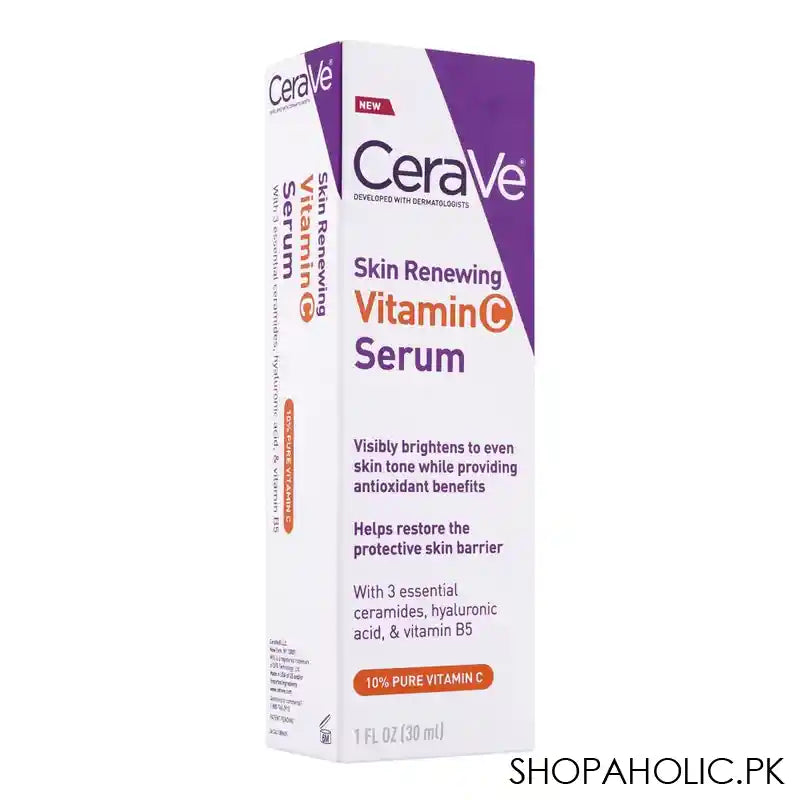 CeraVe Skin Renewing Vitamin C Serum, 30ml - Main Image