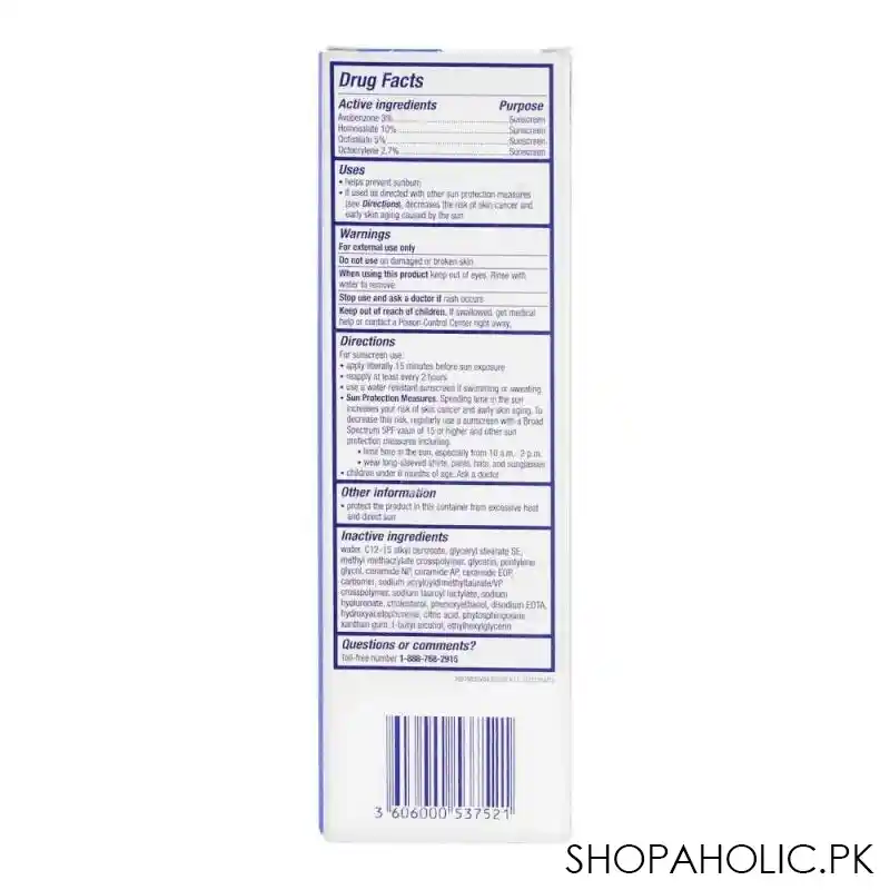 cerave ultra light moisturizing sunscreen spf30 lotion, 50ml image3