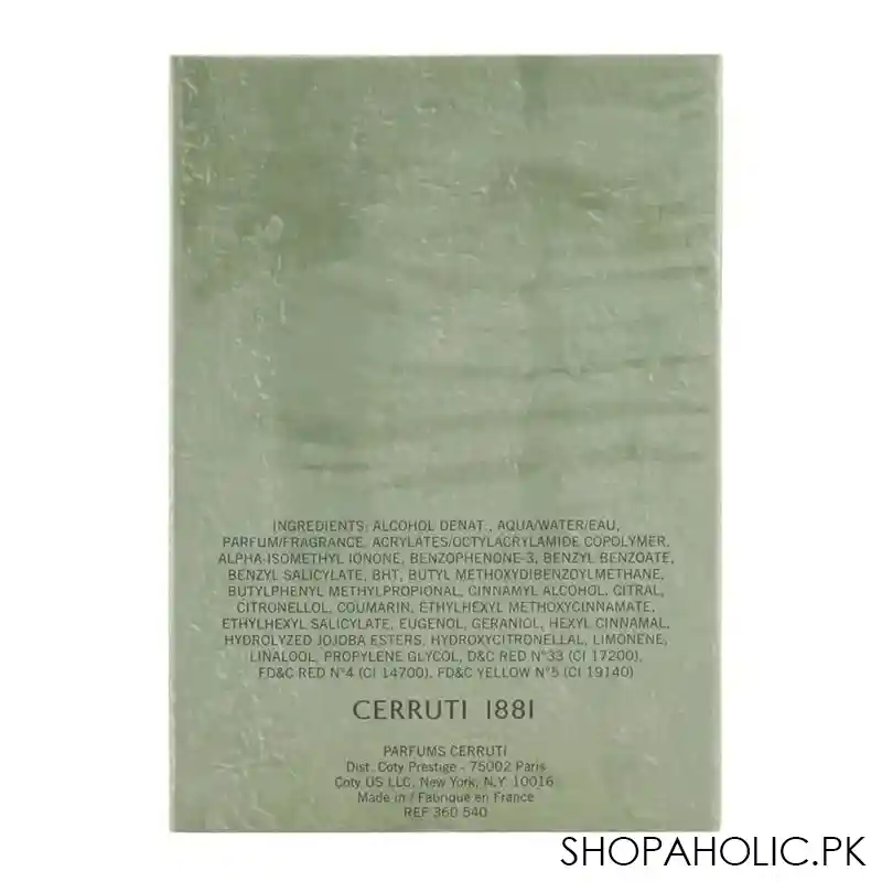 cerruti 1881 pour homme eau de toilette 100ml image3