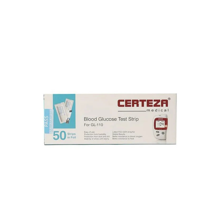 certeza blood glucose test strips for gl 110 image2