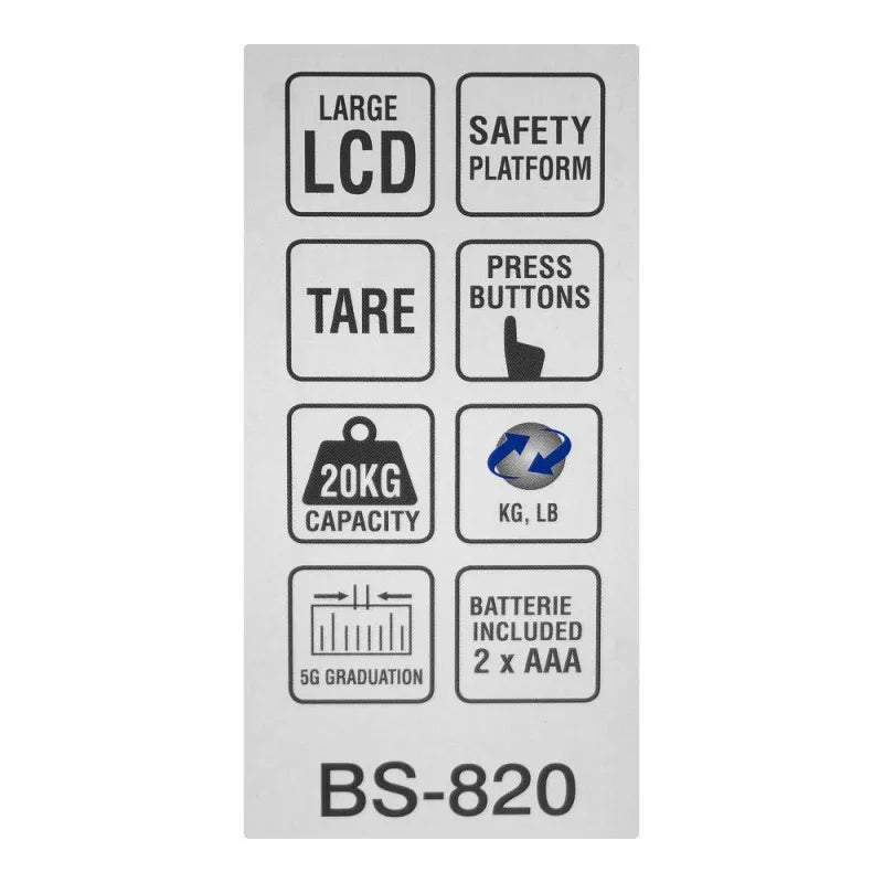 certeza electronic baby scale, bs 820 image5