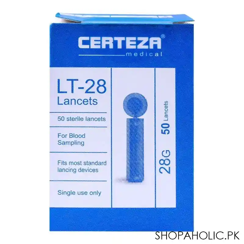 certeza lancets, 28g, 50 pack, lt 28 image2