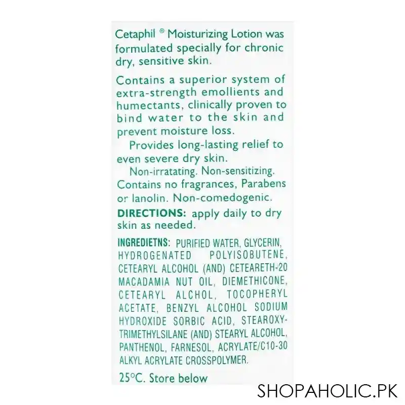 cetaphil fragrance free moisturizing lotion, 200ml image3