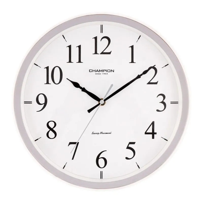 champion wall clock, off white round case with white background, ccb 588 main image