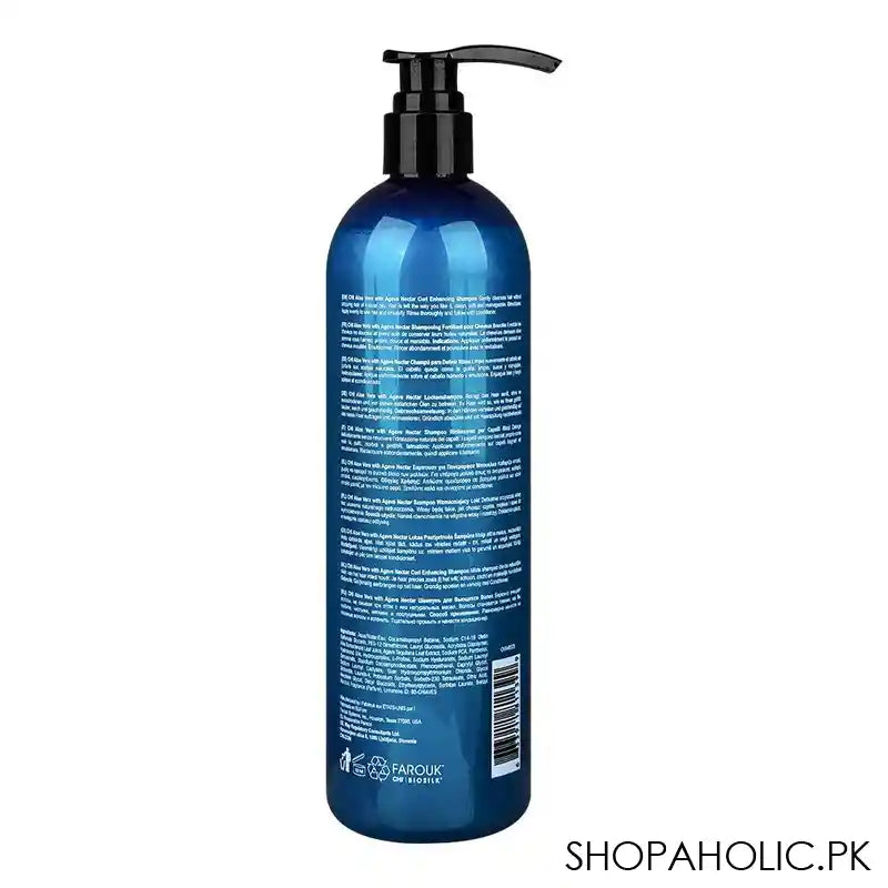 CHI Aloe Vera With Agave Nectar, Curls Defined Curl Enhancing Shampoo, Sulphate & Paraben Free, 739ml - Image 3