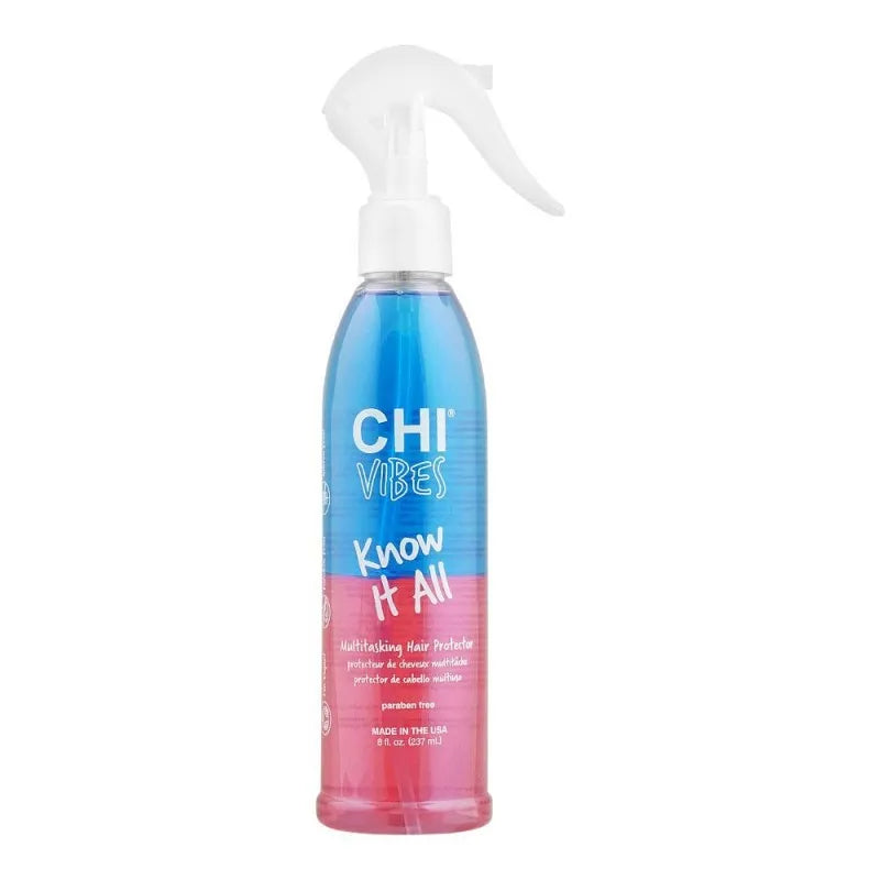 chi vibes know it all paraben free multi tasking hair protector, 237ml main image