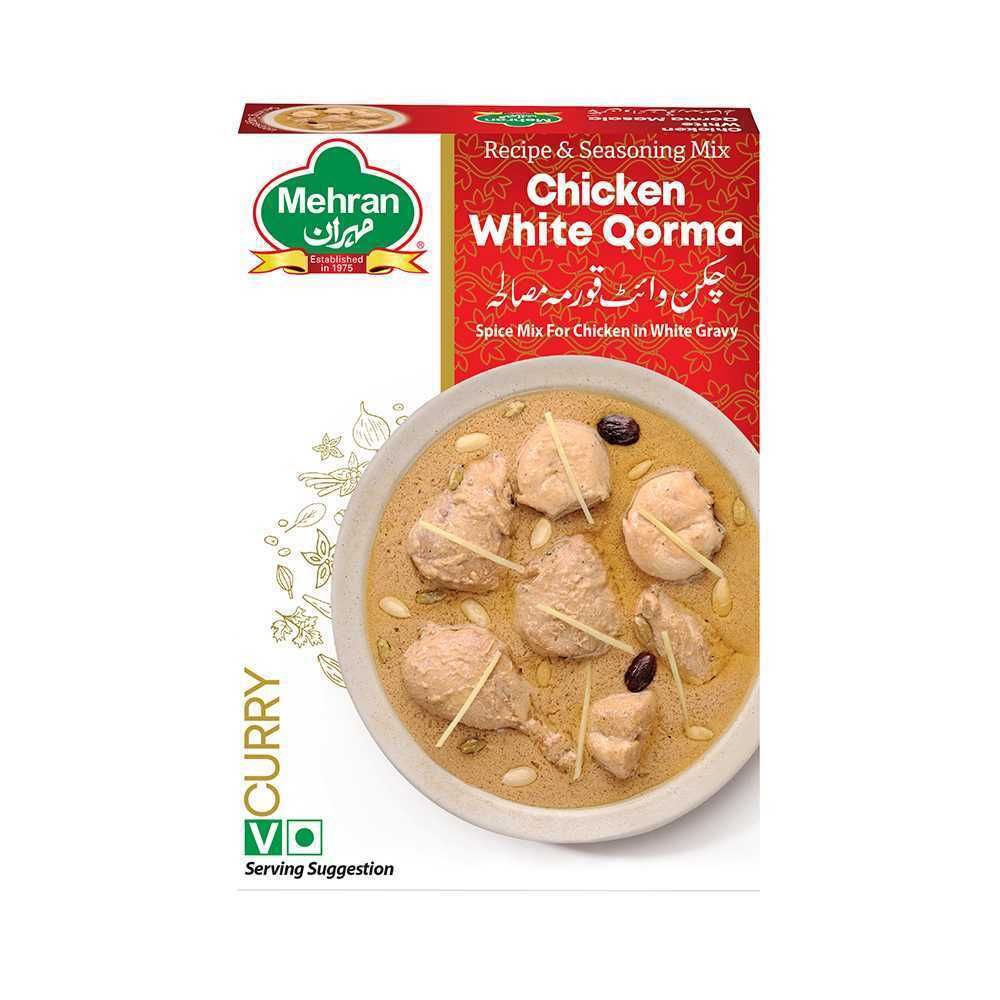 Mehran Recipe Chicken White Qorma Masala, 40g - Main Image