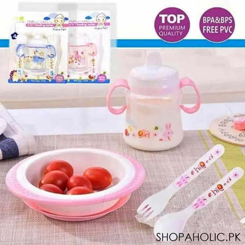 children tableware 4 in 1 feeding series main image