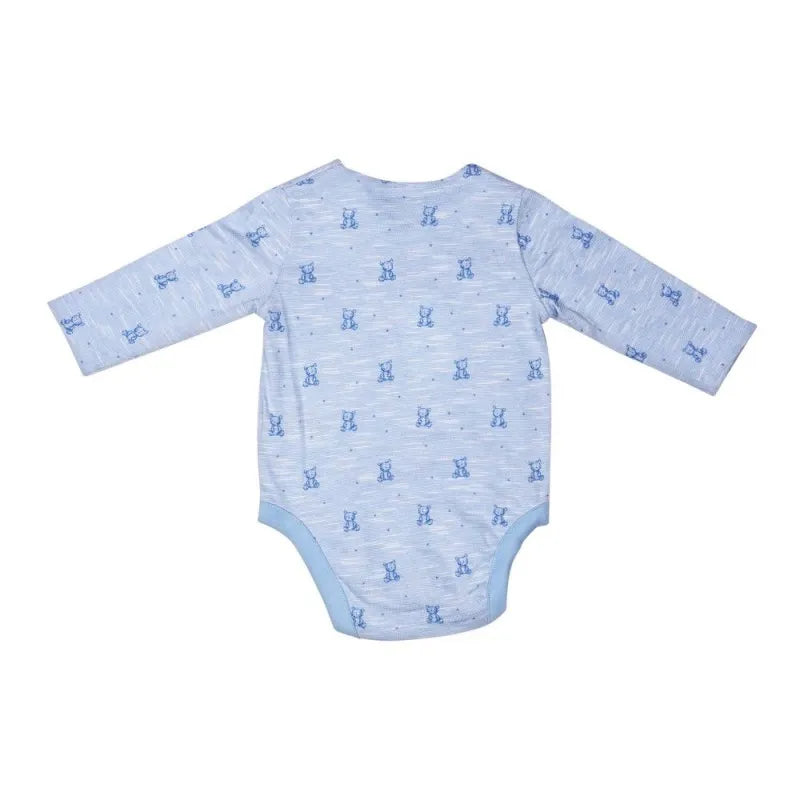 children's clothing romper set, light blue & white, 2 pack, ta 411 image2