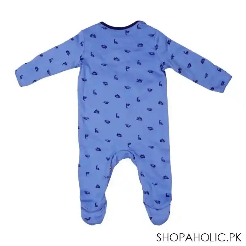 children's clothing romper with socks, printed blue, ta 351 image2